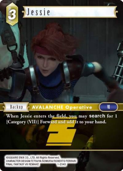 Jessie 1-204S Opus I Final Fantasy card