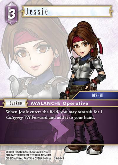 Jessie 29-084R Blissful Eternity Final Fantasy card
