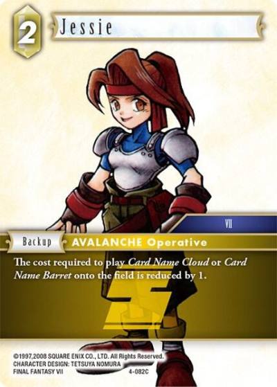 Jessie 4-082C Opus IV Final Fantasy card