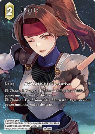 Jessie Full Art 23-066R Hidden Trials Final Fantasy card