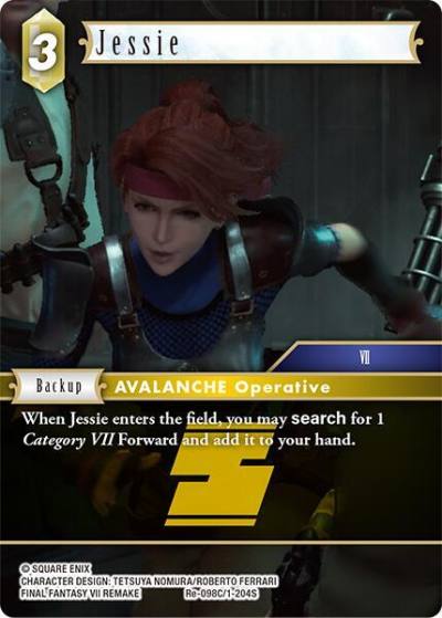 Jessie Re-098C/1-204S Legacy Collection Final Fantasy card