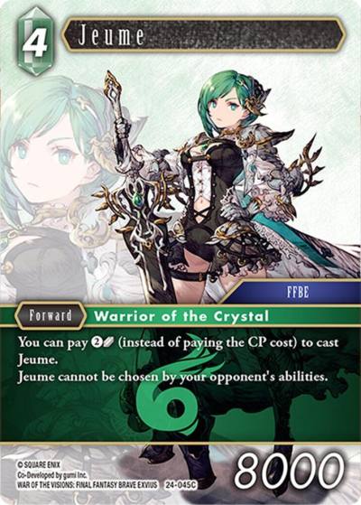 Jeume 24-045C Hidden Legends Final Fantasy card