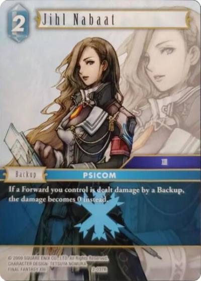 Jihl Nabaat 2-037R Deck Exclusive Cards Final Fantasy card