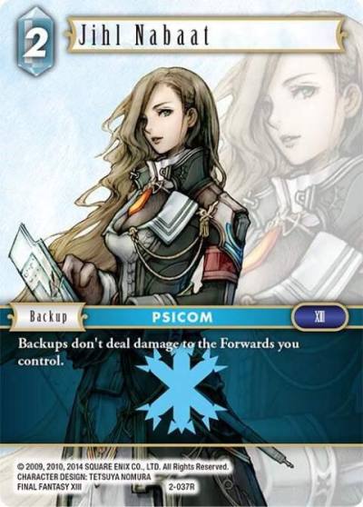 Jihl Nabaat 2-037R Opus II Final Fantasy card