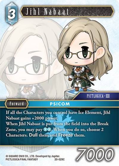 Jihl Nabaat 20-029C Dawn of Heroes Final Fantasy card