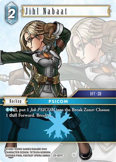 Jihl Nabaat 23-027C Hidden Trials Final Fantasy card