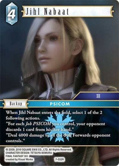 Jihl Nabaat 7-032R Opus VII Final Fantasy card