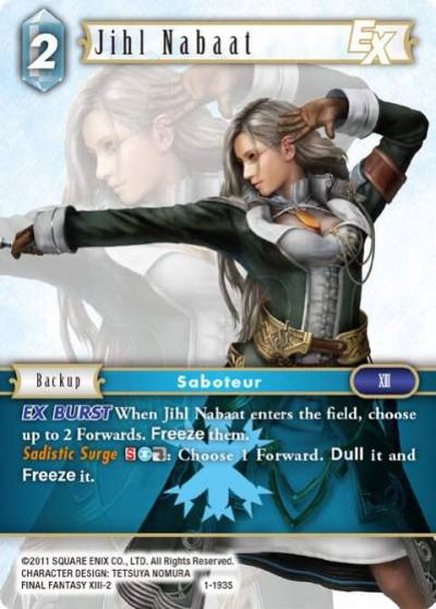 Jihl Nabaat EX 1-193S Opus I Final Fantasy card