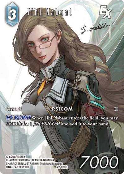 Jihl Nabaat EX Full Art 22-029R Hidden Hope Final Fantasy card