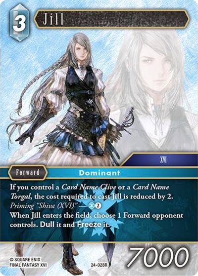 Jill 24-028R Hidden Legends Final Fantasy card