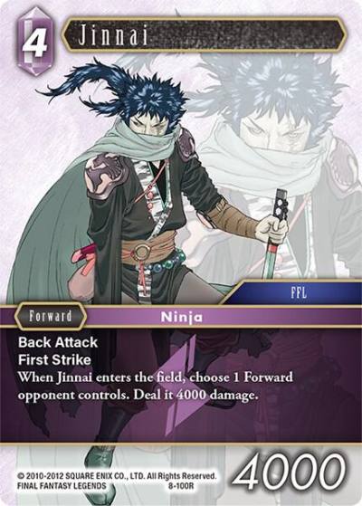 Jinnai 8-100R Opus VIII Final Fantasy card