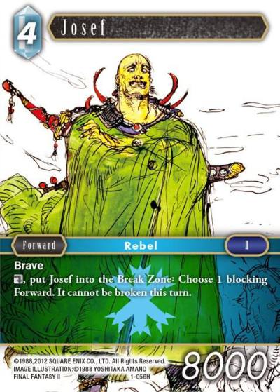 Josef 1-056H Opus I Final Fantasy card