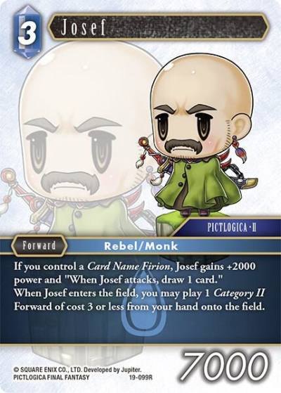 Josef 19-099R From Nightmares Final Fantasy card
