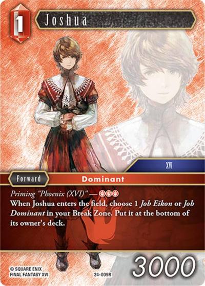 Joshua 24-009R Hidden Legends Final Fantasy card