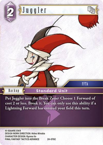 Juggler 24-076C Hidden Legends Final Fantasy card