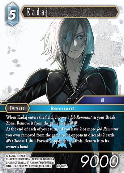 Kadaj 28-022L Dreamlike Oceans Final Fantasy card