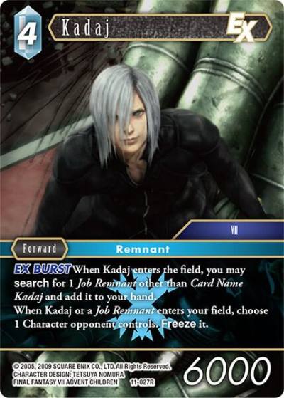 Kadaj EX 11-027R Opus XI Final Fantasy card