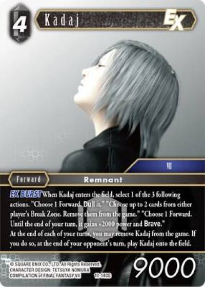 Kadaj EX 11-140S Opus XI Final Fantasy card