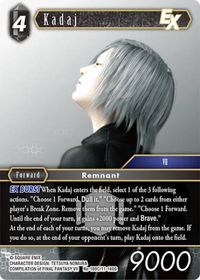 Kadaj EX Re-180C/11-140S Legacy Collection Final Fantasy card