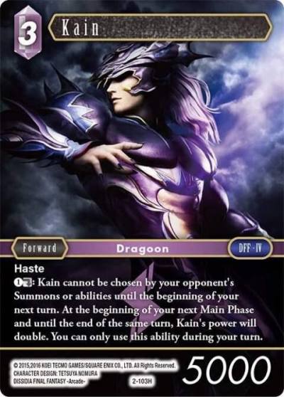 Kain Hero 2-103H Opus II Final Fantasy card