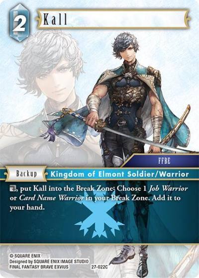 Kall 27-022C Journey of discovery Final Fantasy card