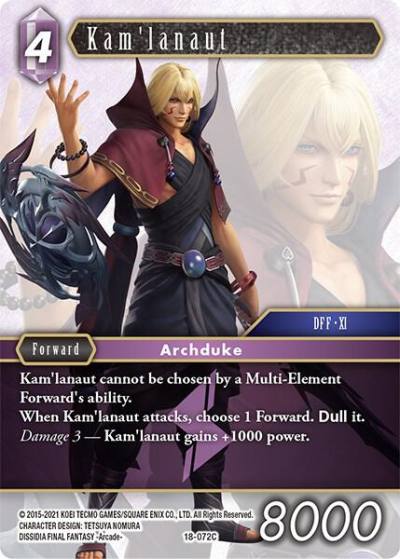 Kamlanaut 18-072C Resurgence of Power Final Fantasy card