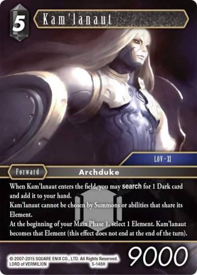 Kamlanaut 5-148H Opus V Final Fantasy card
