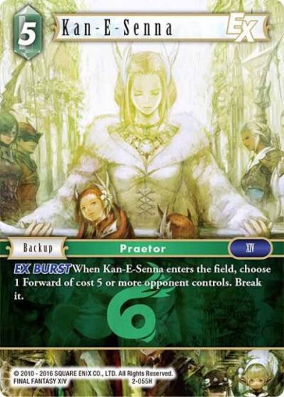 Kan E Senna EX 2-055H Opus II Final Fantasy card