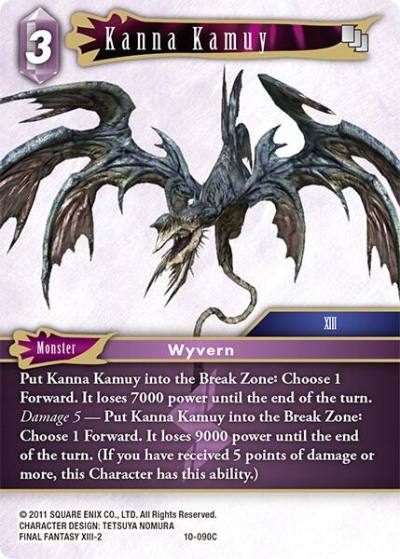 Kanna Kamuy 10-090C Opus X Final Fantasy card