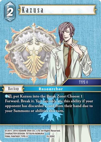 Kazusa 15-026C Crystal Dominion Final Fantasy card