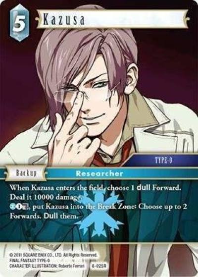 Kazusa 6-025R Opus VI Final Fantasy card