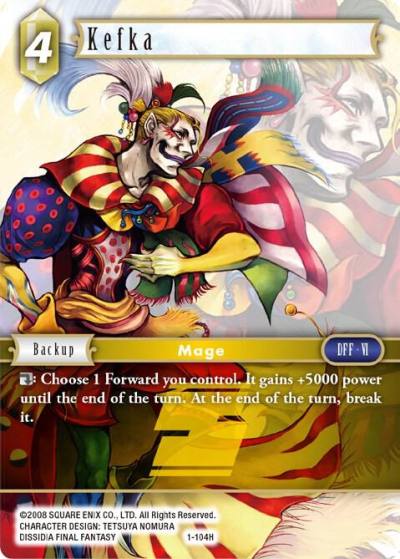 Kefka 1-104H Opus I Final Fantasy card