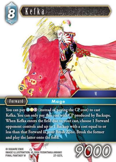 Kefka 27-027L Journey of discovery Final Fantasy card