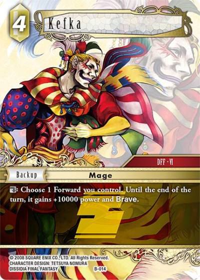 Kefka B-014 Boss Deck: Chaos Final Fantasy card