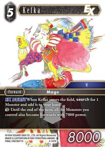 Kefka EX 4-147H Opus IV Final Fantasy card