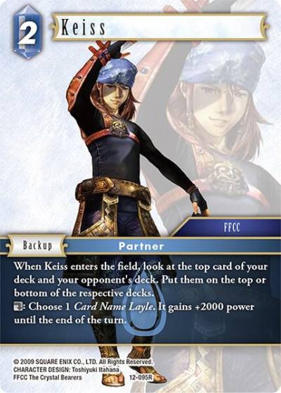 Keiss 12-095R Opus XII Final Fantasy card