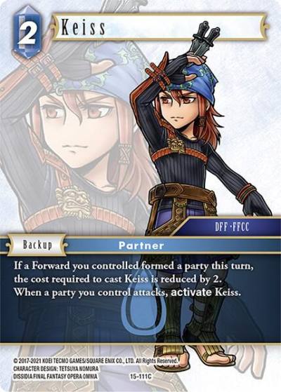 Keiss 15-111C Crystal Dominion Final Fantasy card