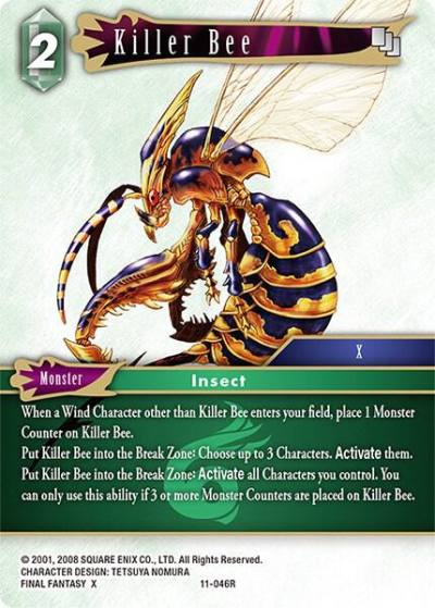 Killer Bee 11-046R Opus XI Final Fantasy card