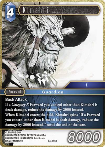 Kimahri 24-093R Hidden Legends Final Fantasy card