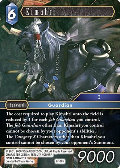 Kimahri 7-108H Opus VII Final Fantasy card