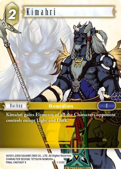 Kimahri Common 1-103C Opus I Final Fantasy card