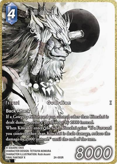 Kimahri Full Art 24-093R Hidden Legends Final Fantasy card
