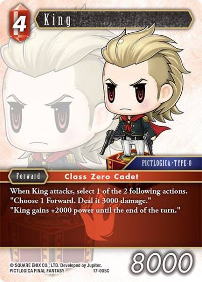 King 17-005C Rebellion's Call Final Fantasy card