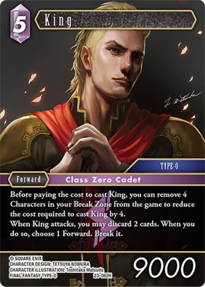 King 23-082H Hidden Trials Final Fantasy card