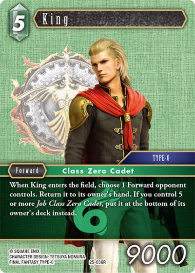 King 25-036R Tears of the Planet Final Fantasy card
