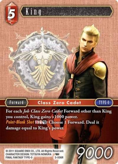 King 3-006R Opus III Final Fantasy card