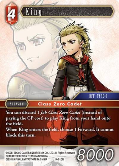 King 9-010R Opus IX Final Fantasy card