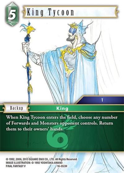 King Tycoon 16-053H Emissaries of Light Final Fantasy card