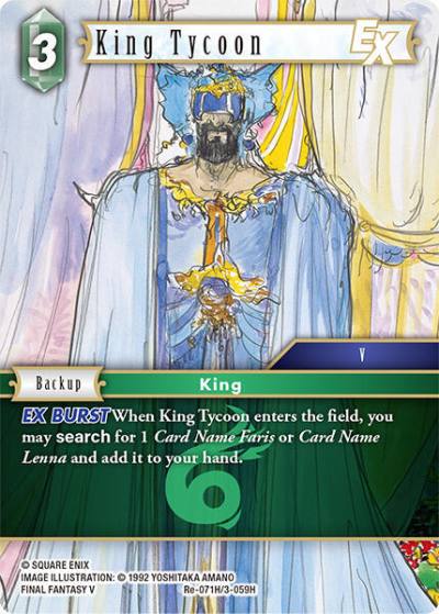 King Tycoon Re-071H/3-059H Legacy Collection Final Fantasy card