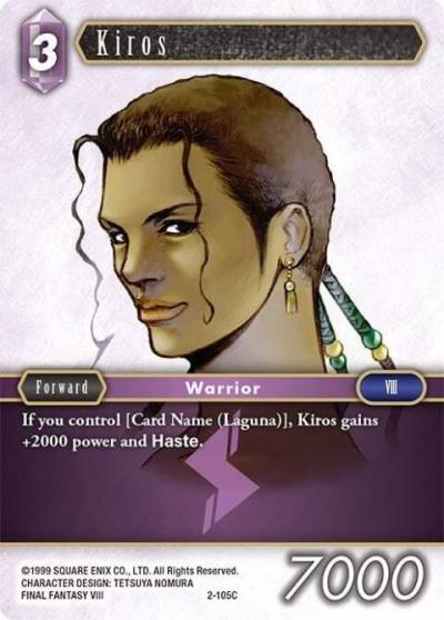 Kiros 2-105C Opus II Final Fantasy card